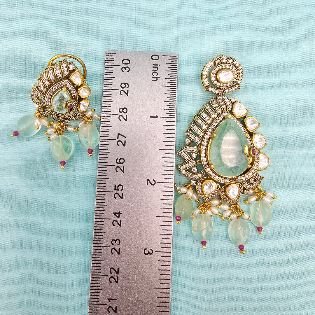 Russian Emerald Pendant set