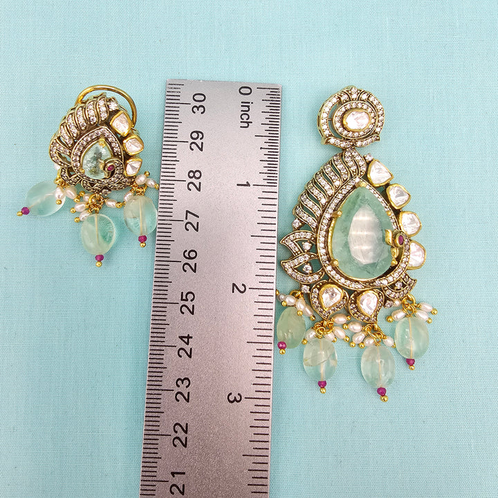 Russian Emerald Pendant set