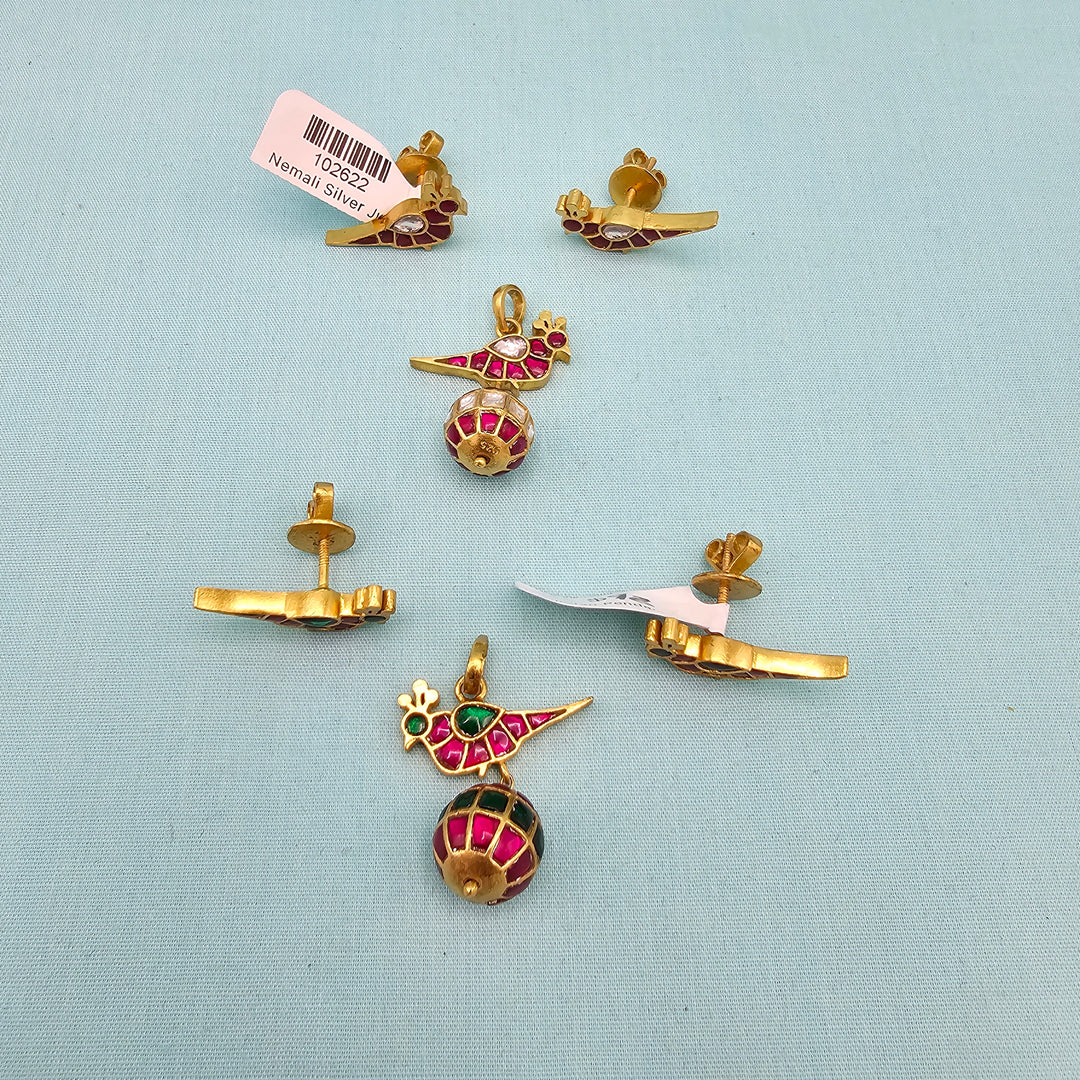 92.5 Kundan Pendant Set