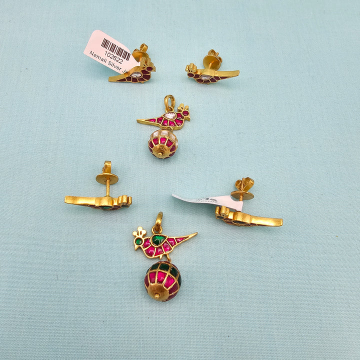 92.5 Kundan Pendant Set