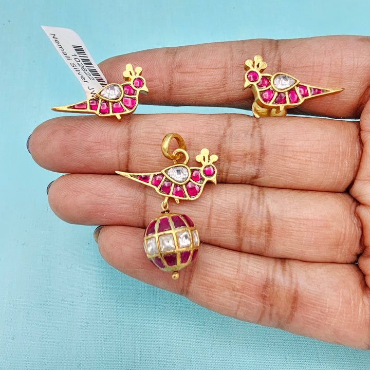 92.5 Kundan Pendant Set