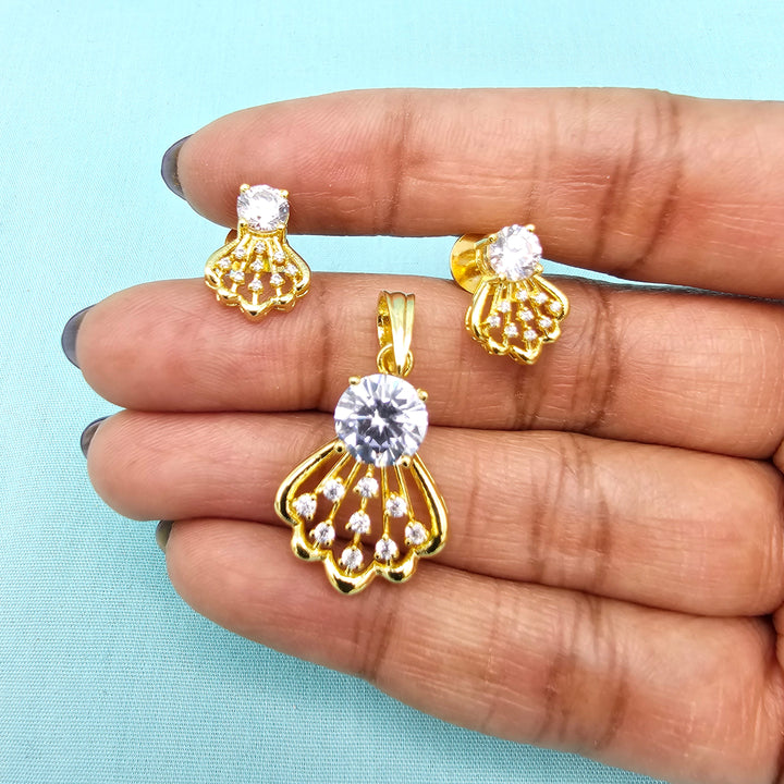 CZ Pendant Set