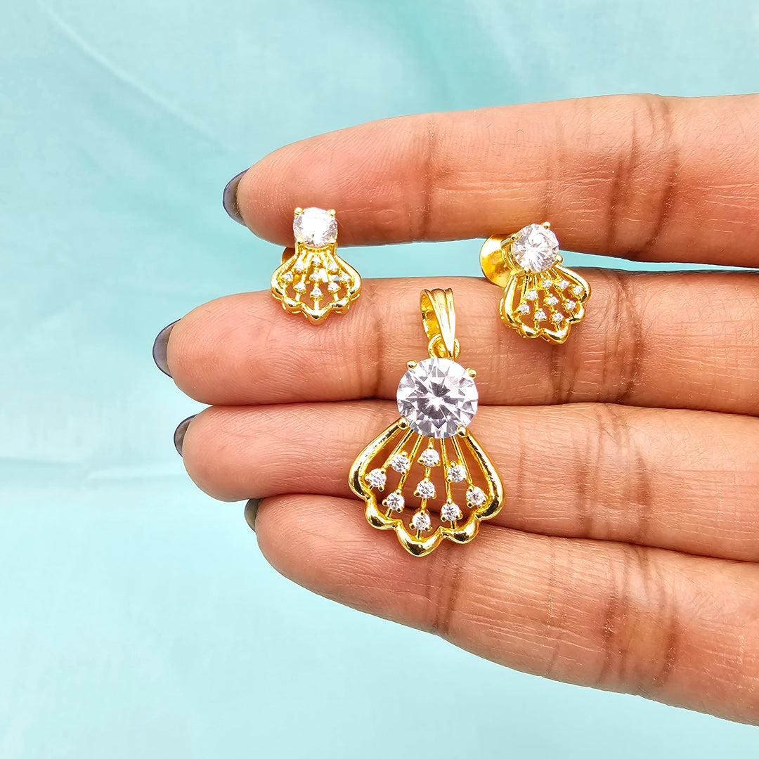 CZ Pendant Set