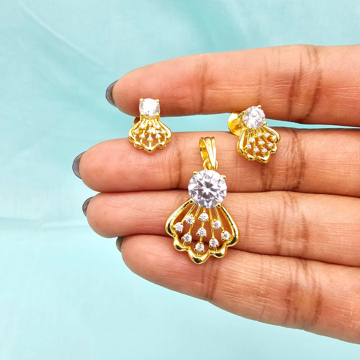 CZ Pendant Set