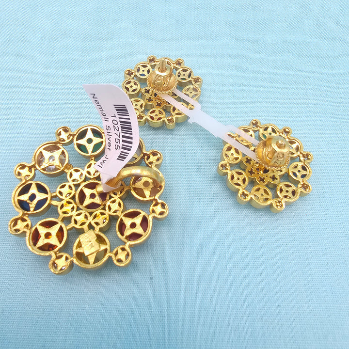Navratna CZ Pendant set