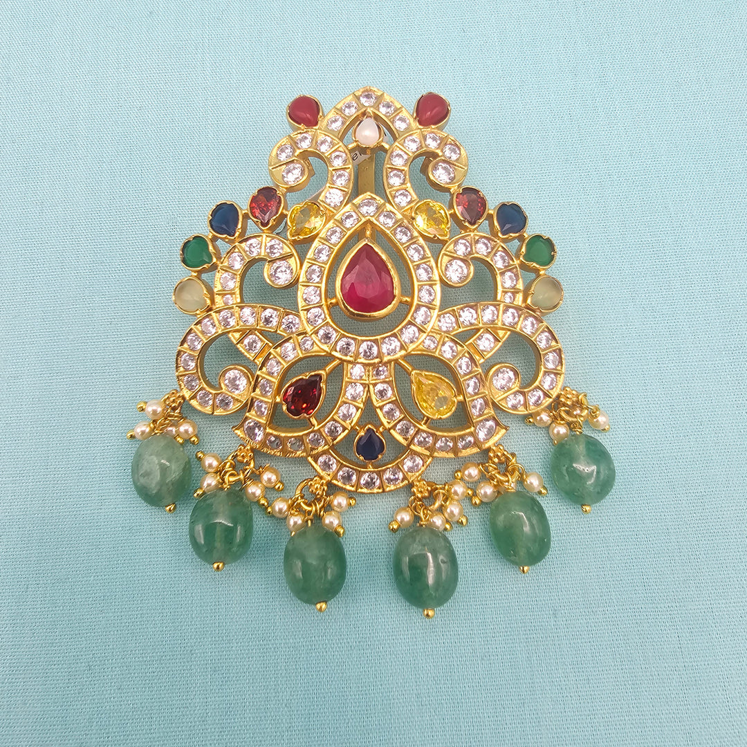 Navratna CZ Pendant