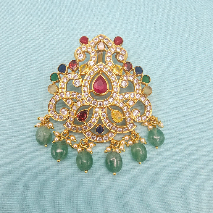 Navratna CZ Pendant
