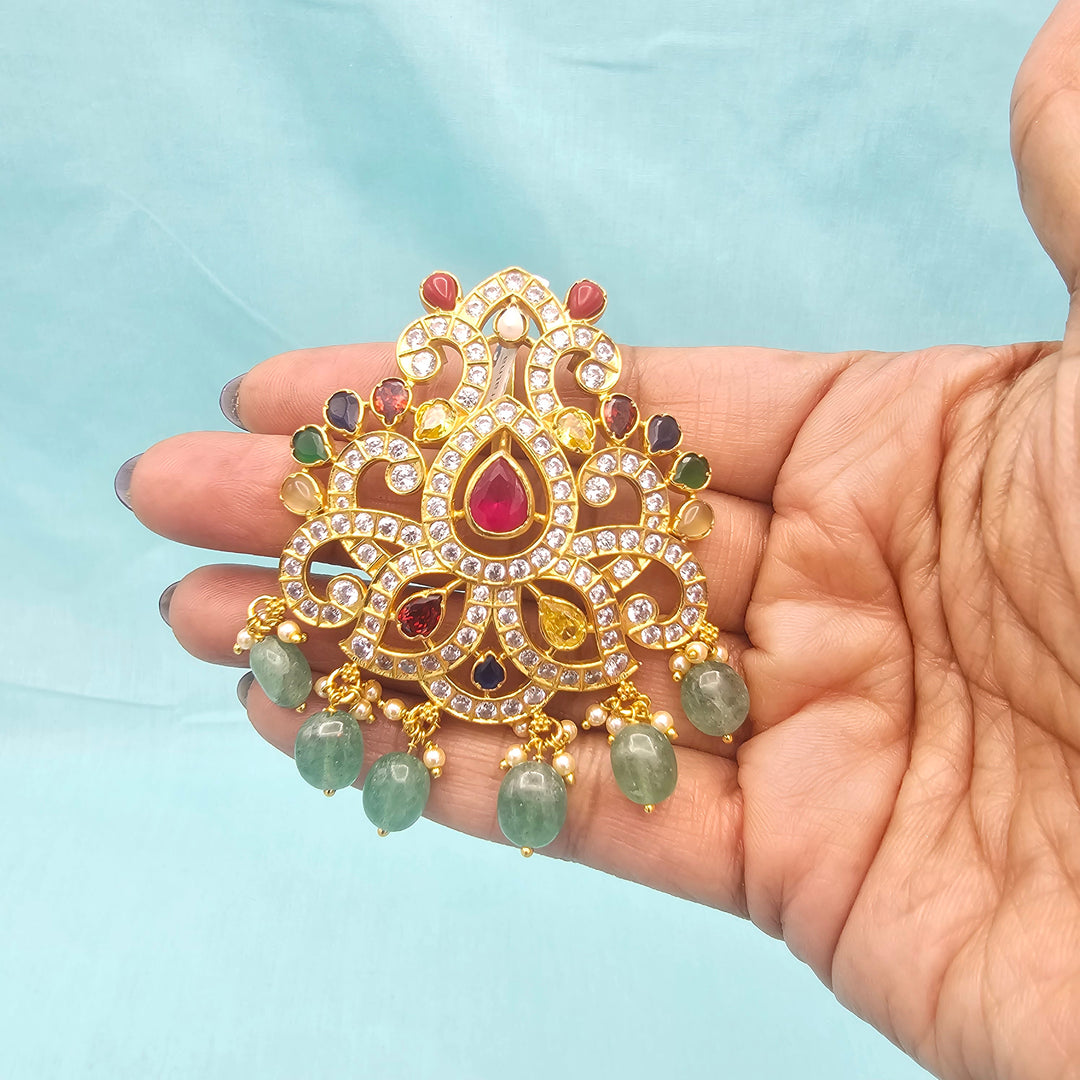 Navratna CZ Pendant