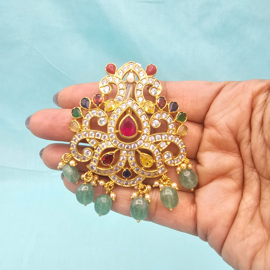 Navratna CZ Pendant