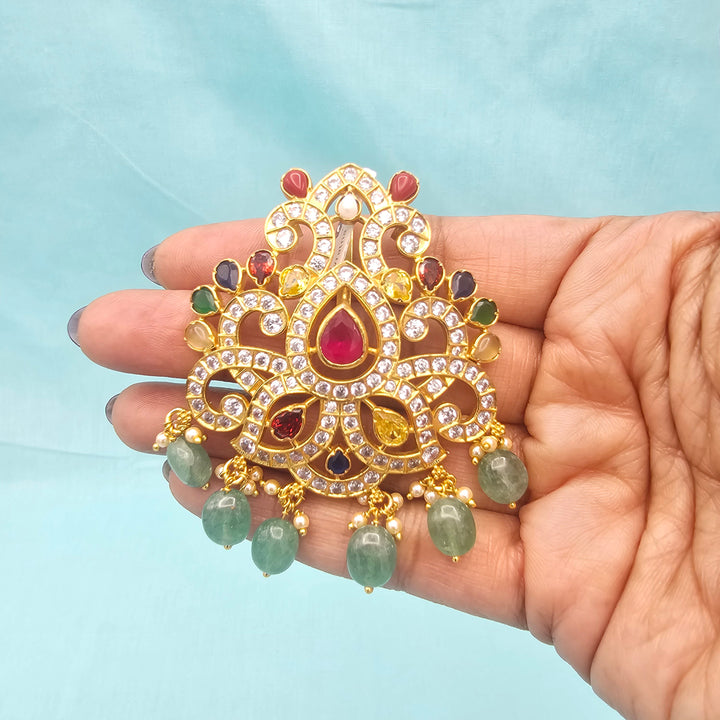 Navratna CZ Pendant