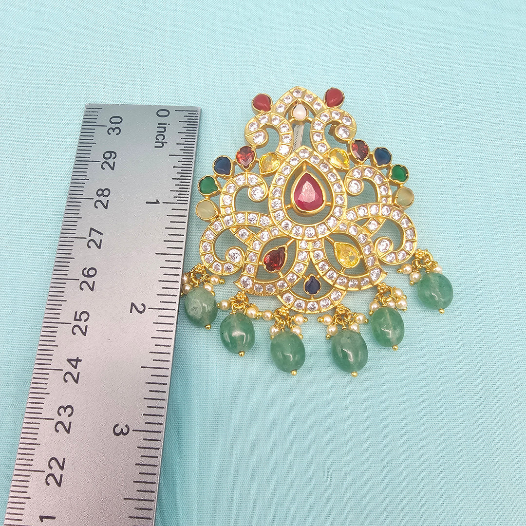 Navratna CZ Pendant