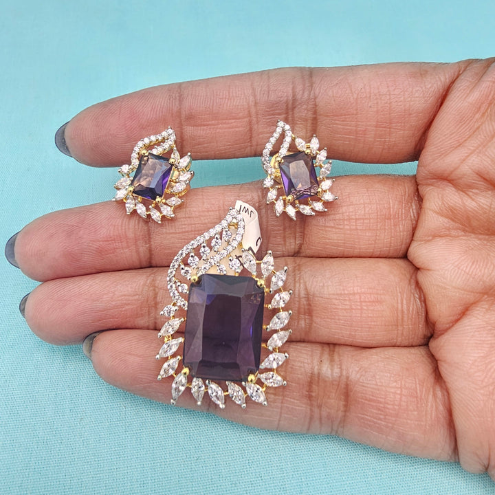 Amethyst Pendant set