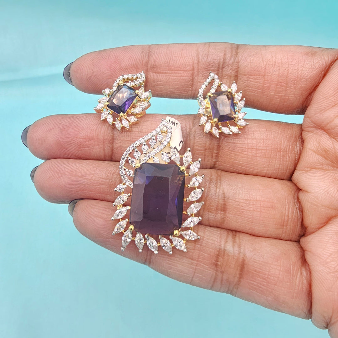 Amethyst Pendant set