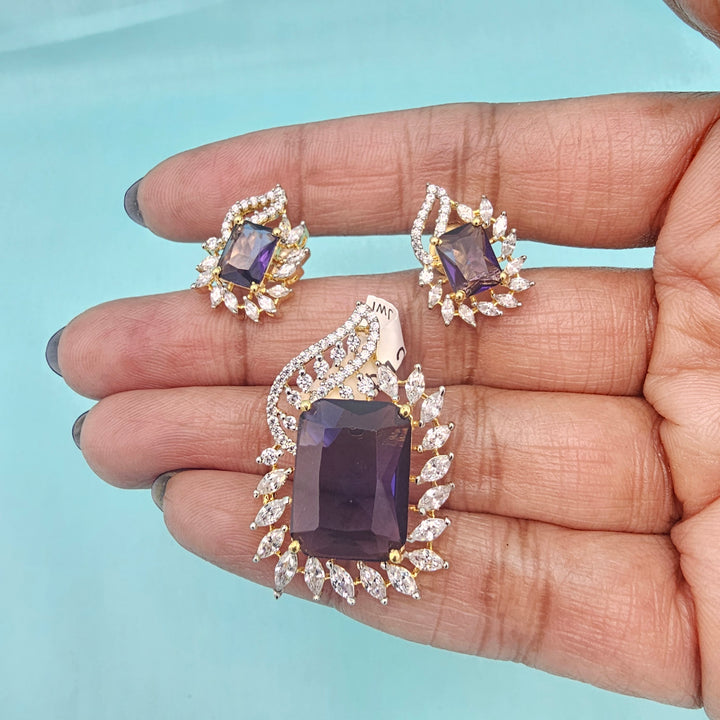 Amethyst Pendant set