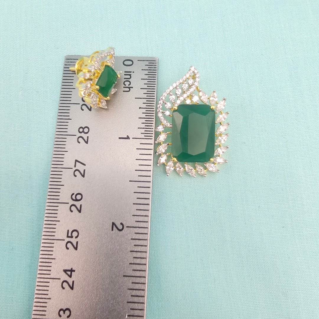 Silver CZ pendants set