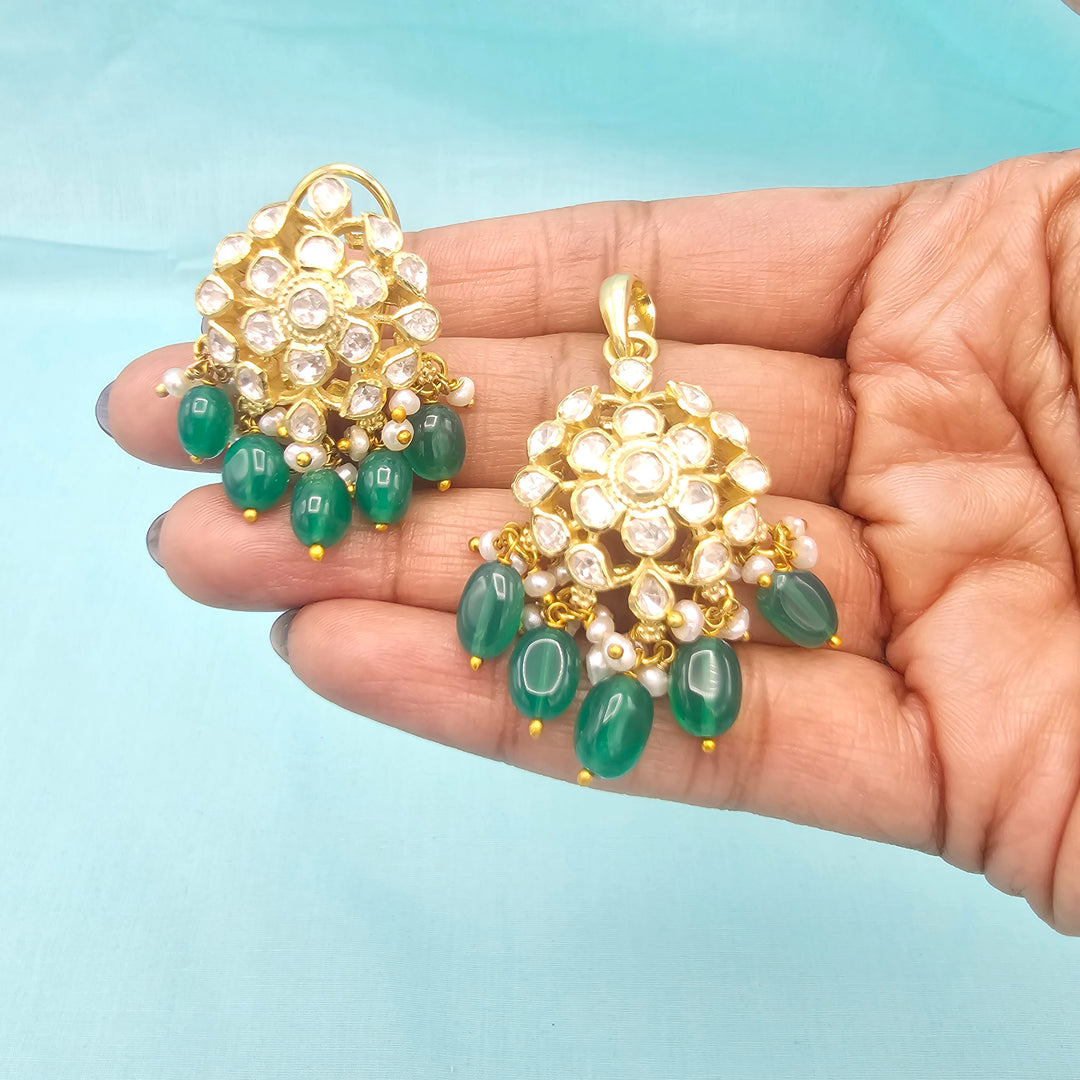 Green Moissanite pendants