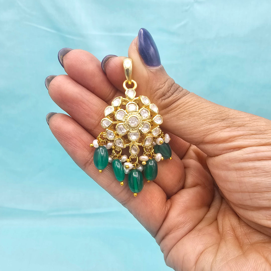 Green Moissanite pendants