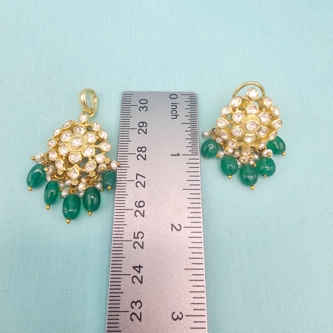 Green Moissanite pendants
