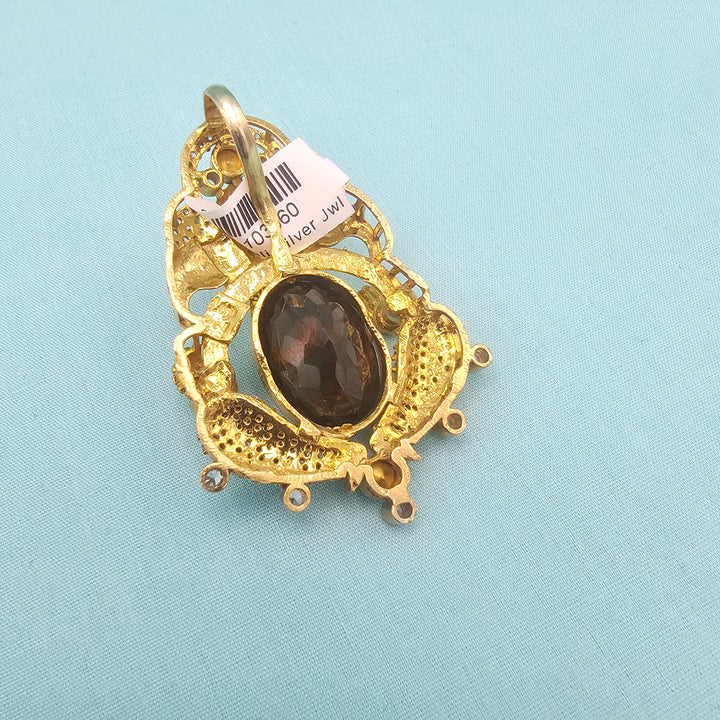 Ganesh Moissanite Pendant