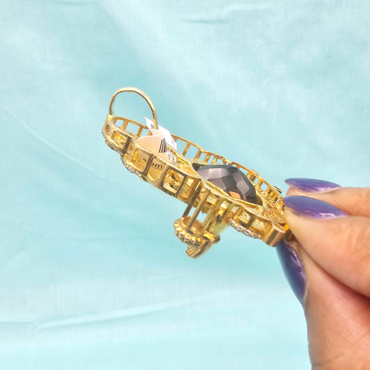 Ganesh Moissanite Pendant