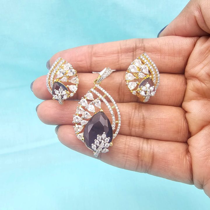 Amethyst Pendant set