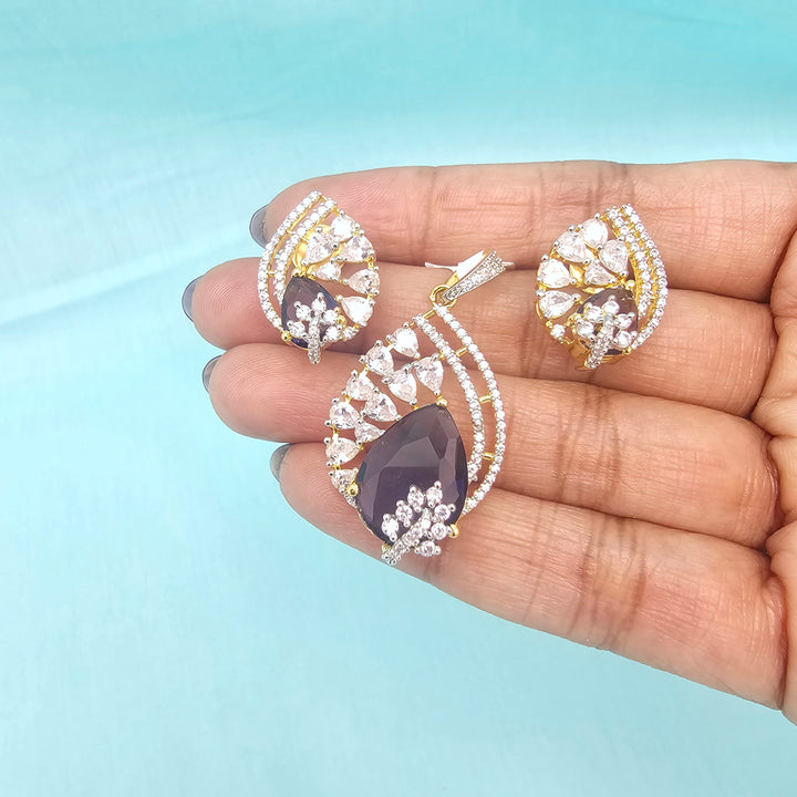 Amethyst Pendant set