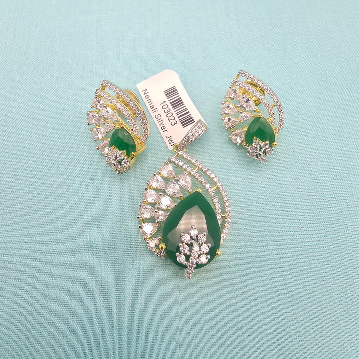 Emerald Pendant set