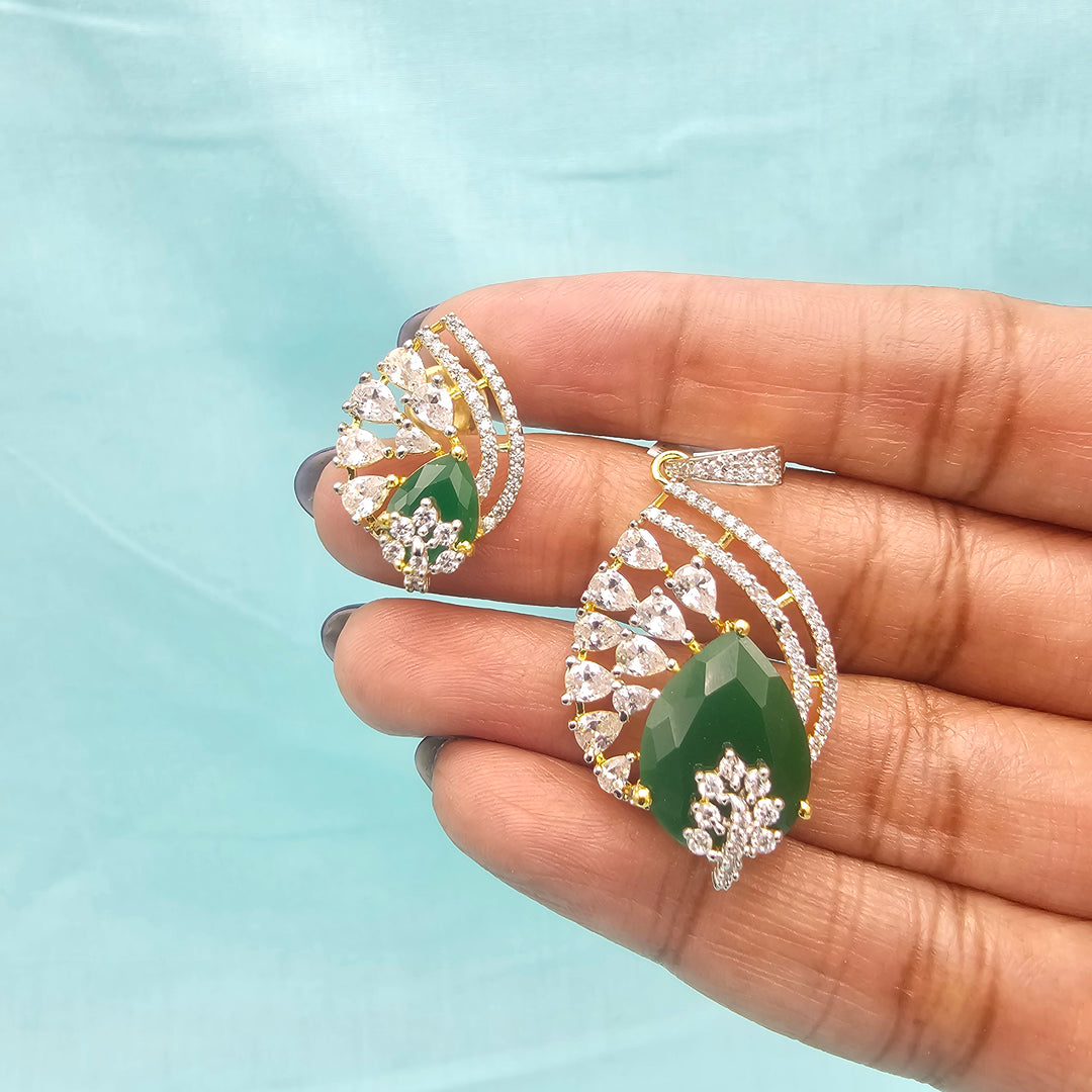 Emerald Pendant set