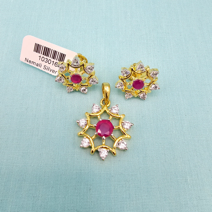 Diamond Replica Silver set