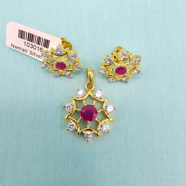 Diamond Replica Silver set