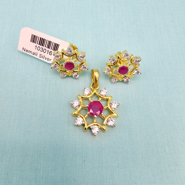 Diamond Replica Silver set