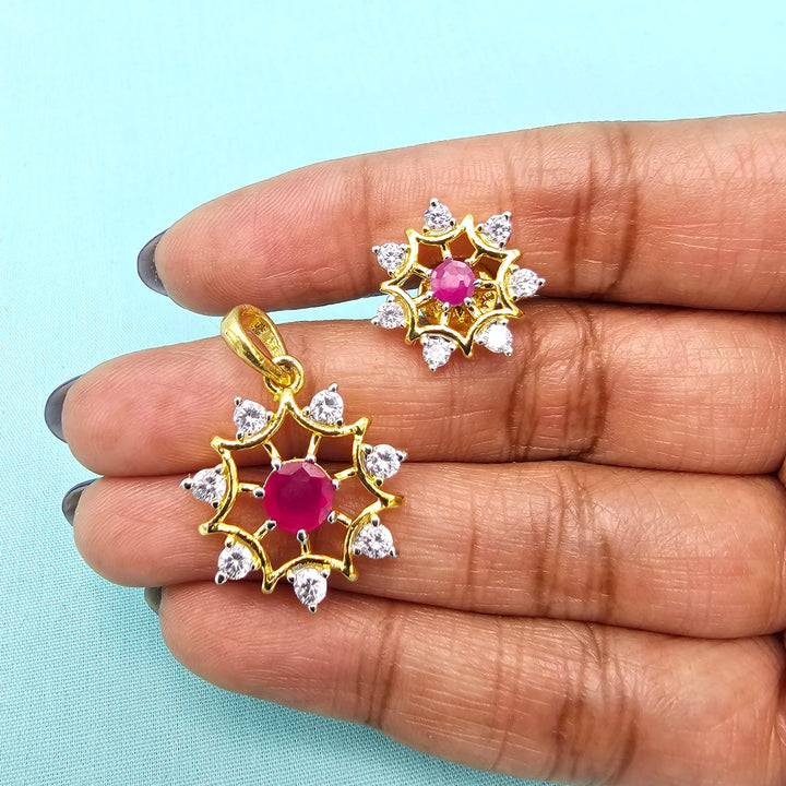 Diamond Replica Silver set