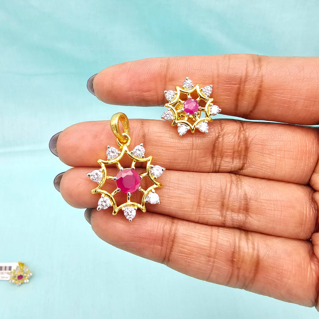 Diamond Replica Silver set