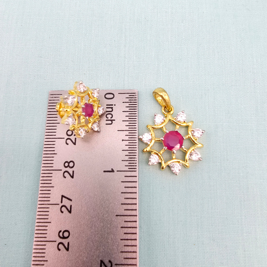 Diamond Replica Silver set