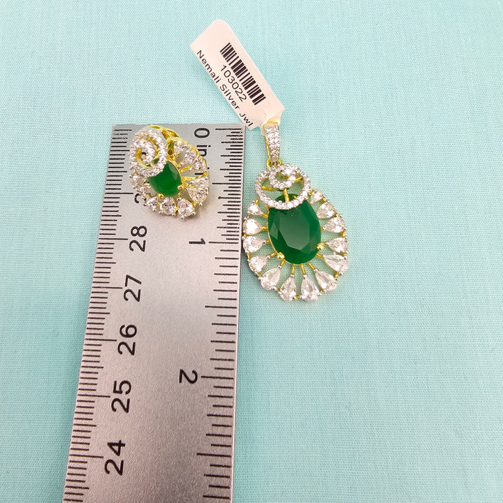 Emerald Silver set