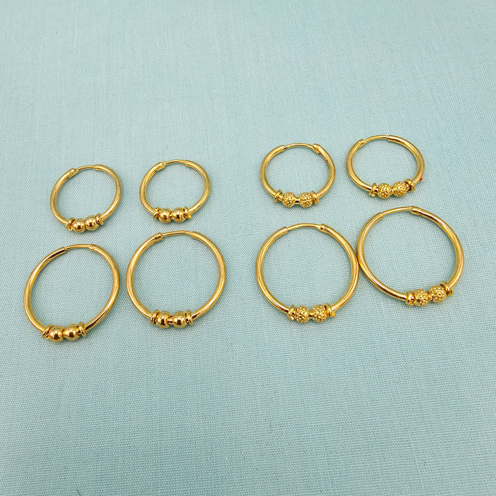 Simple Bali earrings