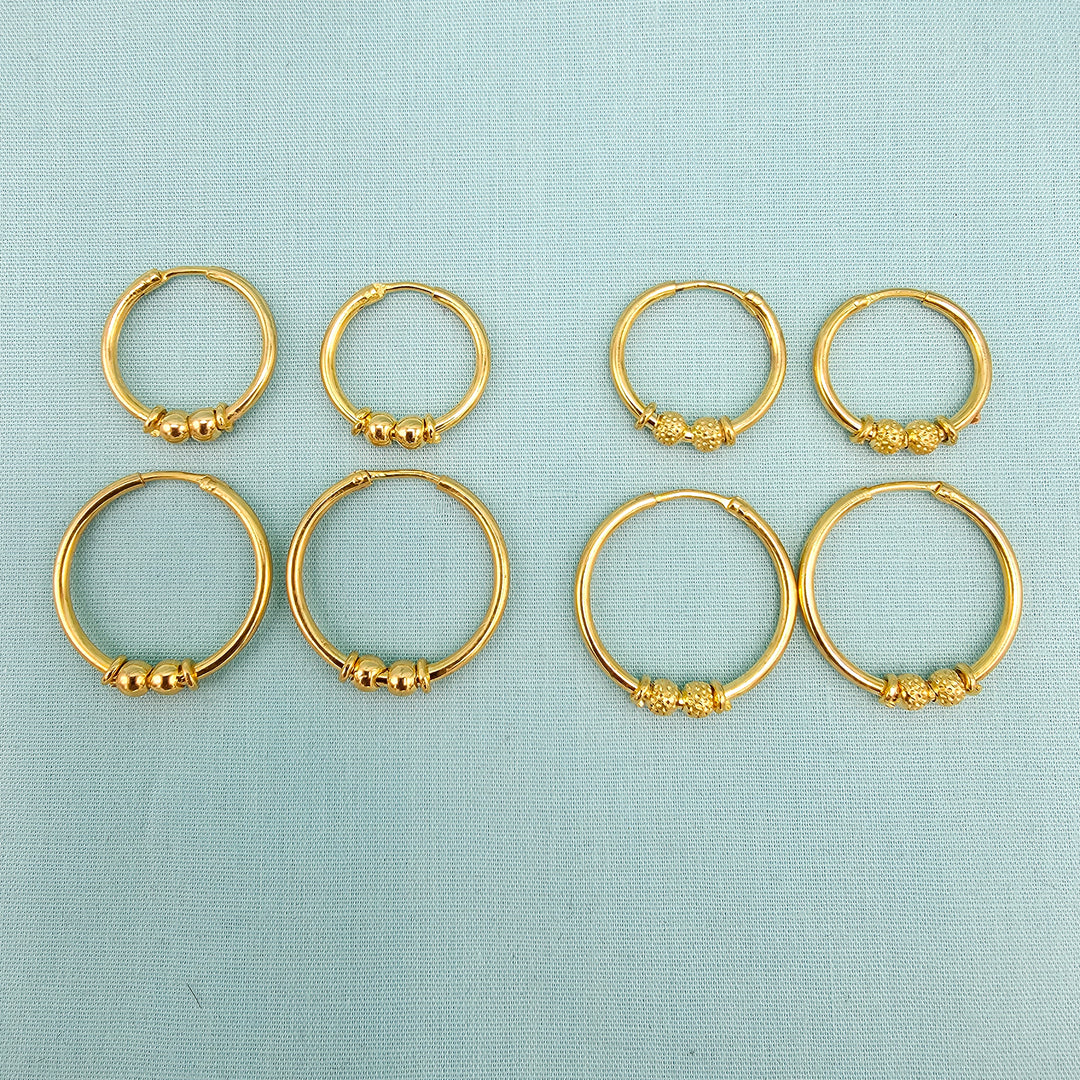 Simple Bali earrings