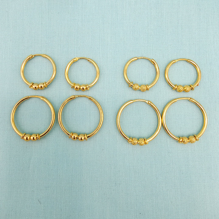Simple Bali earrings