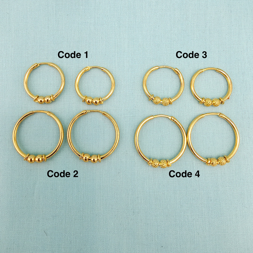 Simple Bali earrings