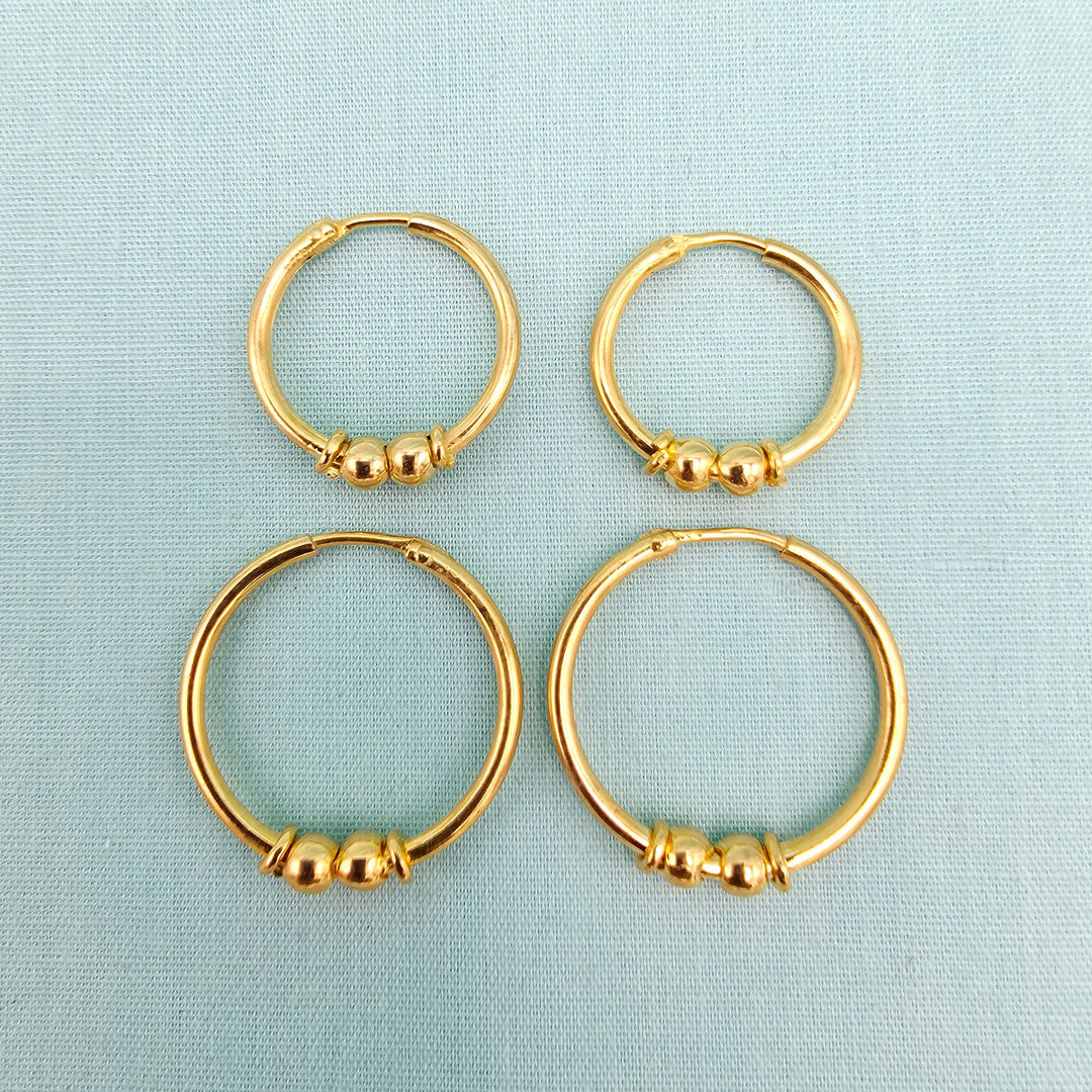 Simple Bali earrings