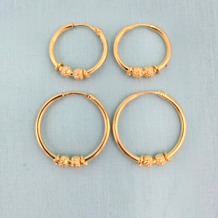 Simple Bali earrings