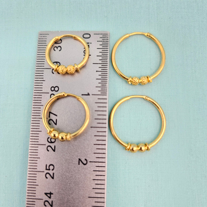 Simple Bali earrings