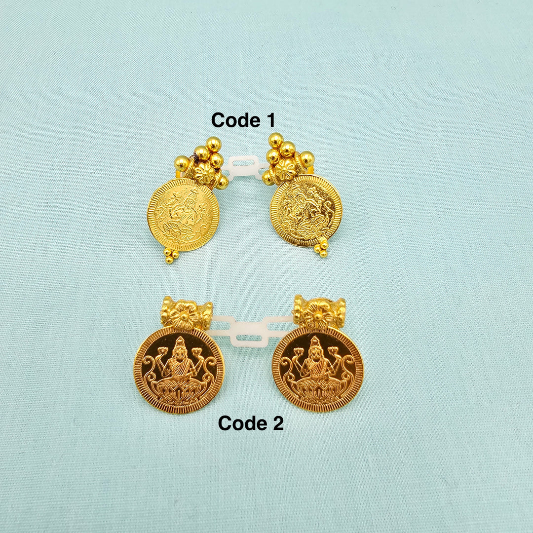 Silver Lakshmi Studs