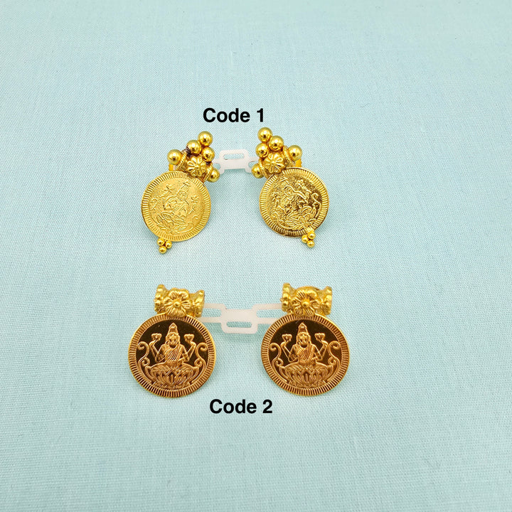 Silver Lakshmi Studs