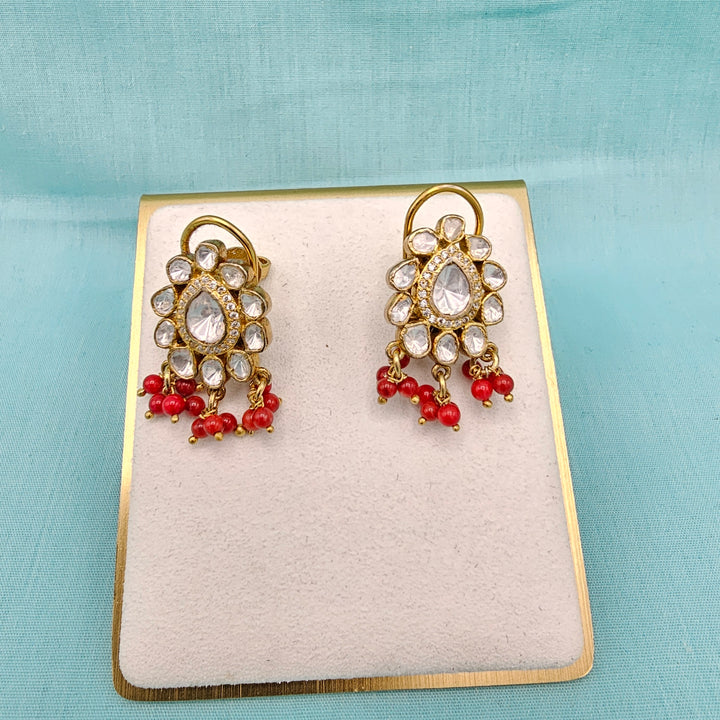 Victorian Coral Studs