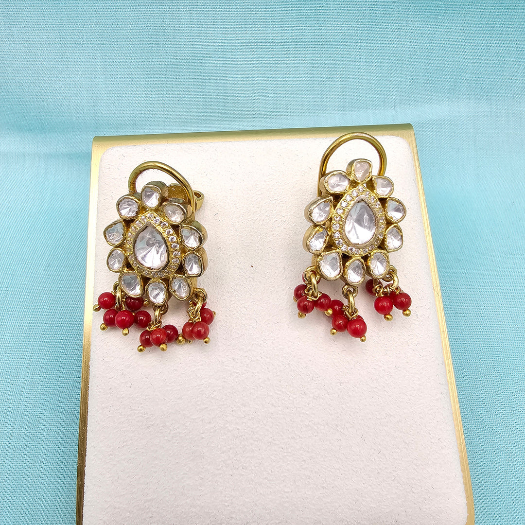 Victorian Coral Studs