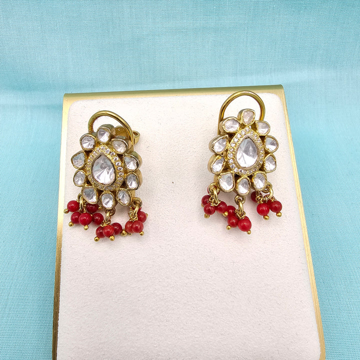 Victorian Coral Studs