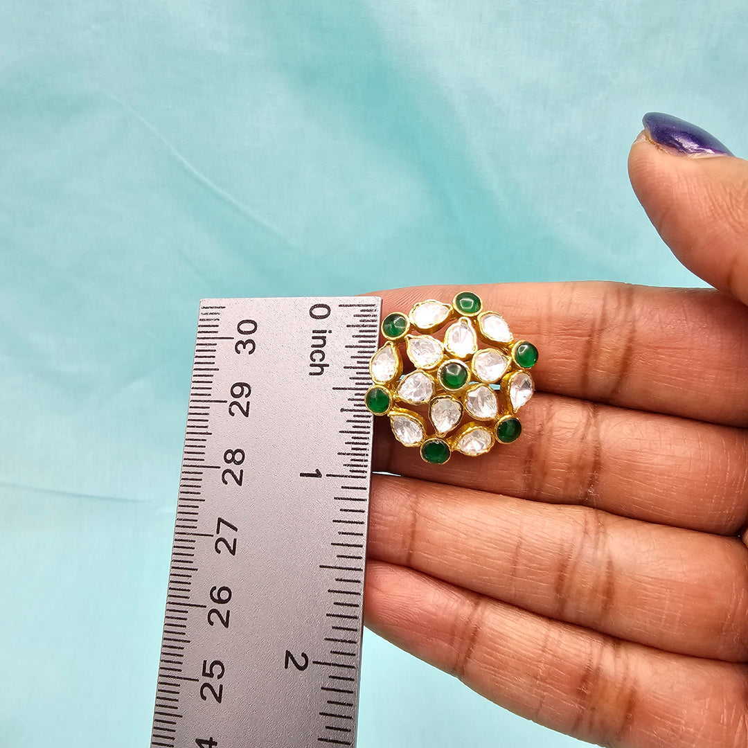 Green Moissanite Studs