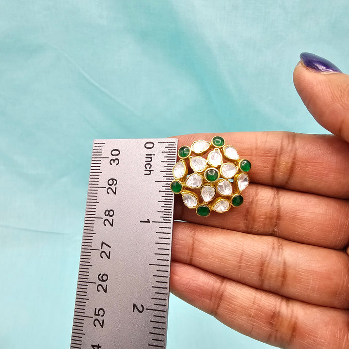 Green Moissanite Studs