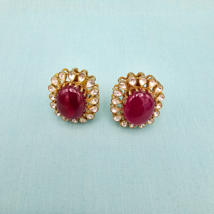 Silver Moissanite Studs